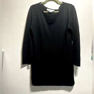 100% silk Adrienne Vittadini black sweater dress 🖤 vintage Y2K size small